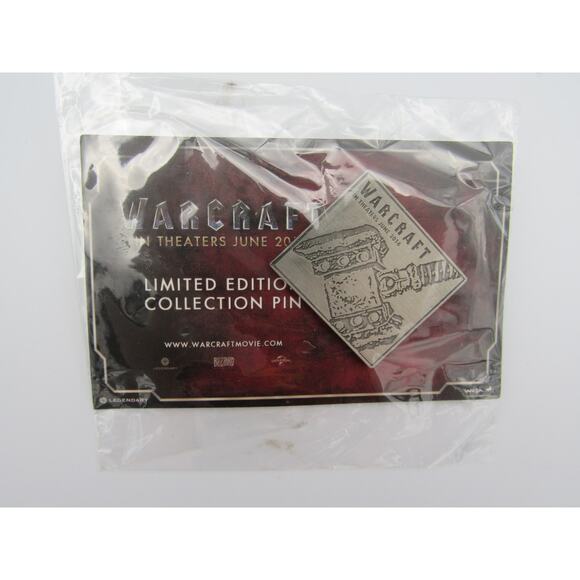 NEW Sealed Warcraft Movie Collection Pin Doomhammer Horde Limited Edition 2015 - Picture 1 of 12